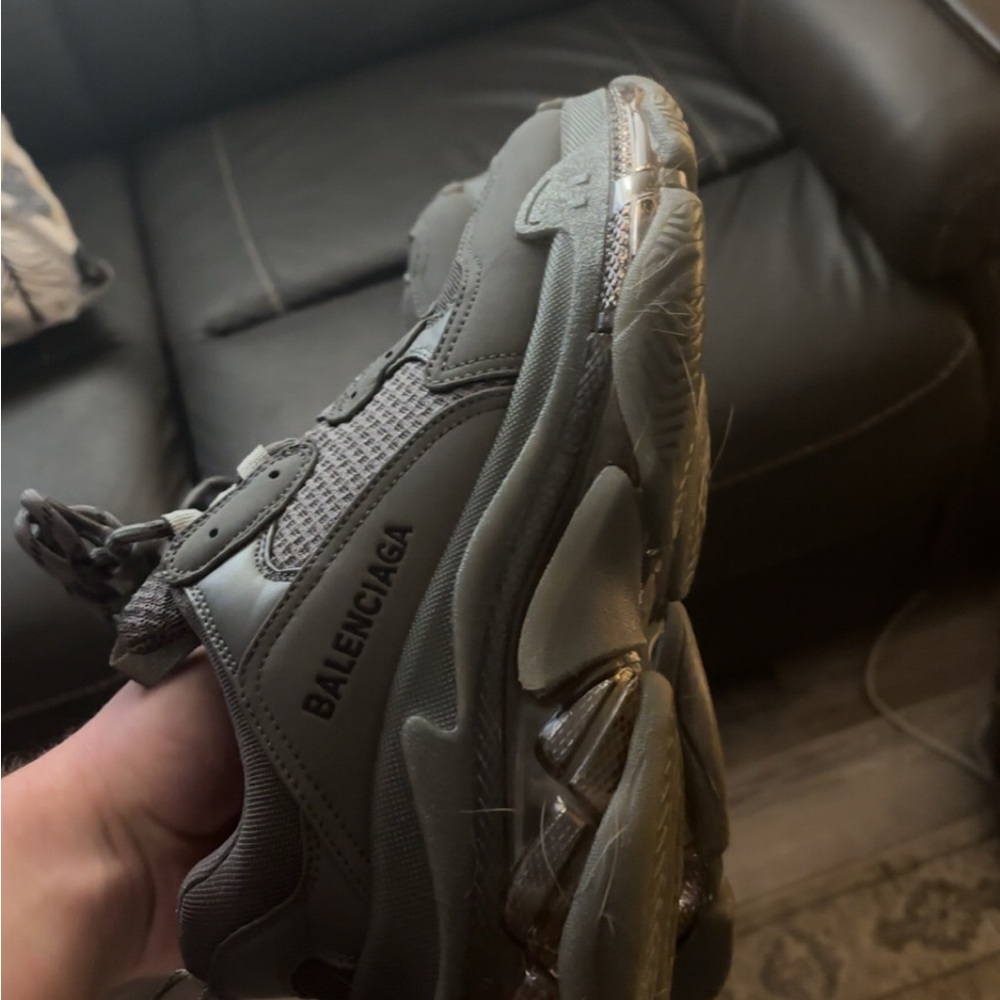 Balenciaga Men's Dark Gray Sneakers